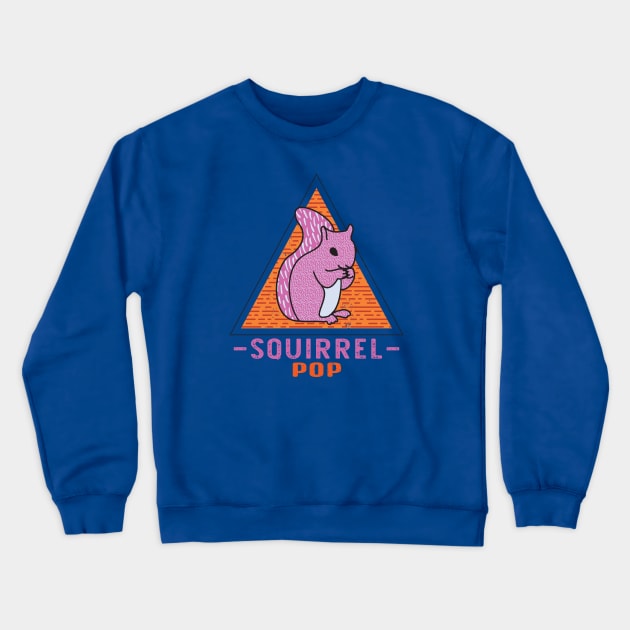 Squirrel Pop Graphic Crewneck Sweatshirt by Annelie